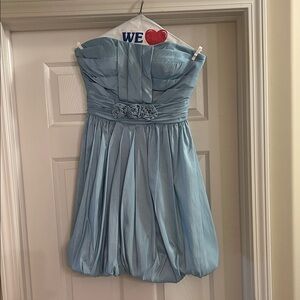 Elegant Blue Pre-teen Dress